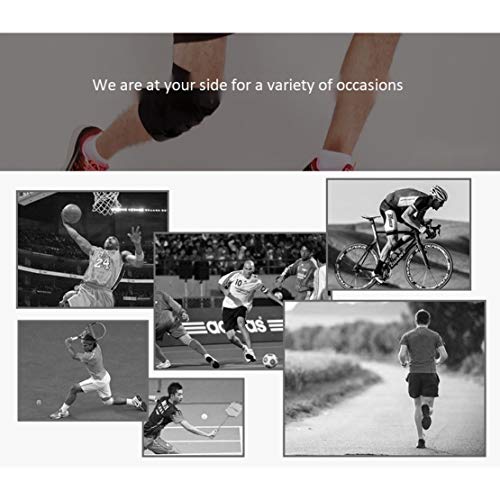 HiXB Rodillera 1X Rodillera Apoyo Individual Mujeres Hombres Ayuda para la recuperación de los esguinces de traumatismo Deportivo Artritis ACL Menisco Lágrimas,L