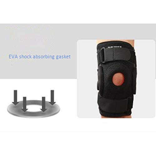 HiXB Rodillera Soltero Rodilleras Almohadillas Ayuda Prevención y recuperación de Lesiones Patéla Abierta Contrafuertes Curación Natural