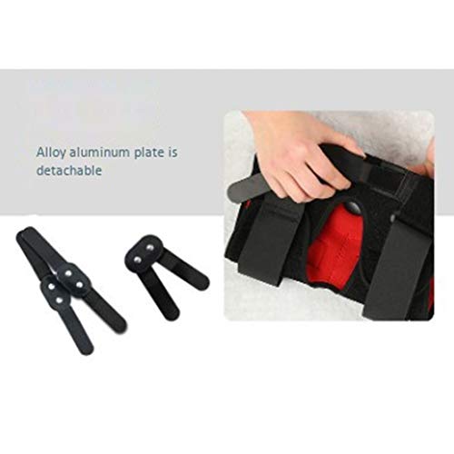 HiXB Rodillera Soltero Rodilleras Almohadillas Ayuda Prevención y recuperación de Lesiones Patéla Abierta Contrafuertes Curación Natural