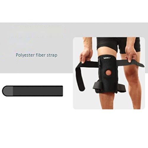 HiXB Rodillera Soltero Rodilleras Almohadillas Ayuda Prevención y recuperación de Lesiones Patéla Abierta Contrafuertes Curación Natural