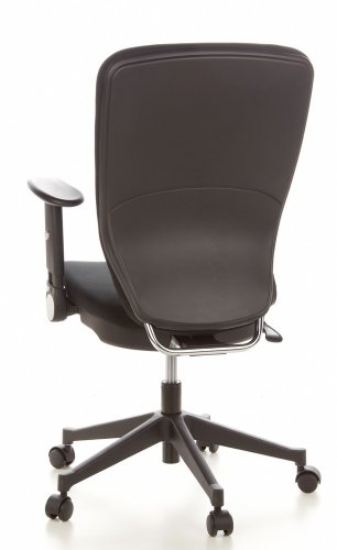 hjh OFFICE Traffic 30 Silla de Oficina, Tela, Negro, 48.0x58.0x117.0 cm