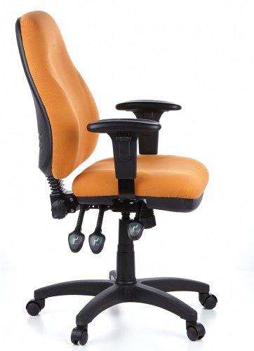HJH Office ZENIT PRO Silla giratoria de oficina Naranja 46 x 58 x 121 cm