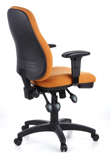 HJH Office ZENIT PRO Silla giratoria de oficina Naranja 46 x 58 x 121 cm