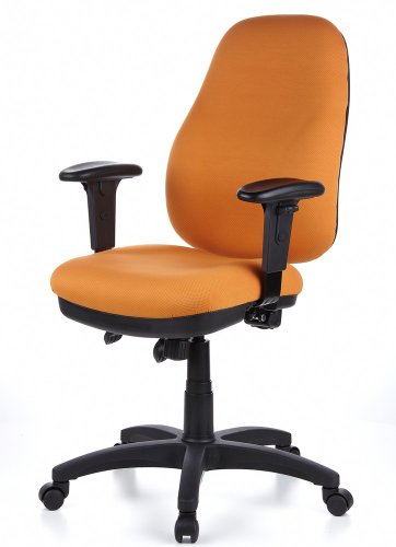 HJH Office ZENIT PRO Silla giratoria de oficina Naranja 46 x 58 x 121 cm