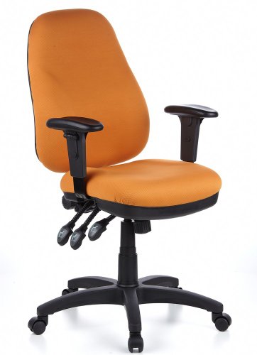 HJH Office ZENIT PRO Silla giratoria de oficina Naranja 46 x 58 x 121 cm