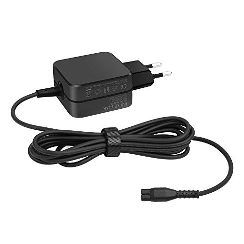 HKY 5.5V Fuente de alimentación Cargador Adaptador para Kärcher WV1,WV2 WV 2, WV5, WV 5 Premium, WV50 WV50 Plus, WV55 WV 55 R, WV60 WV 60, WV70, WV75, WV60 Plus, WV70 Plus Limpiador de Ventanas