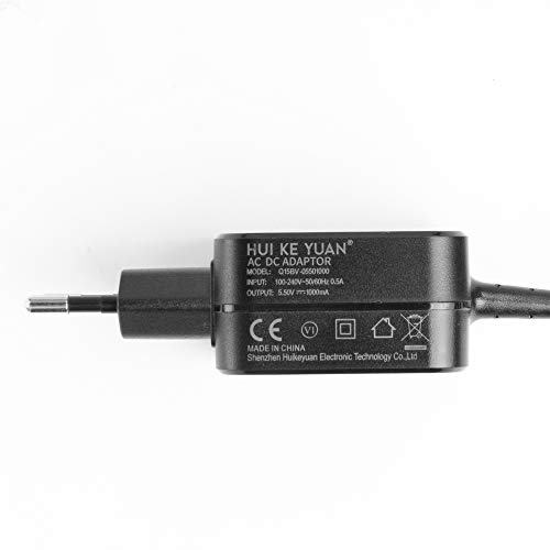 HKY 5.5V Fuente de alimentación Cargador Adaptador para Kärcher WV1,WV2 WV 2, WV5, WV 5 Premium, WV50 WV50 Plus, WV55 WV 55 R, WV60 WV 60, WV70, WV75, WV60 Plus, WV70 Plus Limpiador de Ventanas