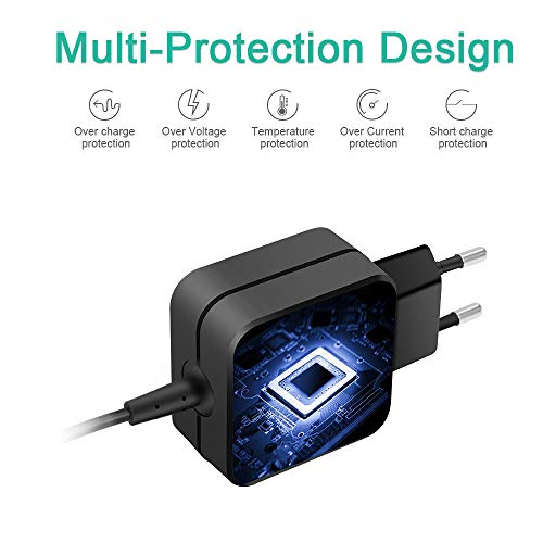 HKY 5.5V Fuente de alimentación Cargador Adaptador para Kärcher WV1,WV2 WV 2, WV5, WV 5 Premium, WV50 WV50 Plus, WV55 WV 55 R, WV60 WV 60, WV70, WV75, WV60 Plus, WV70 Plus Limpiador de Ventanas