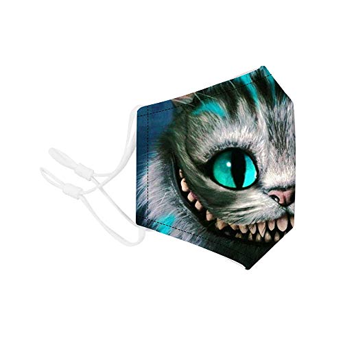 HL Impresión Animal De Protección del Tocado, Reutilizable, Anti-Polen, Anti-Vaho, Anti-Sip, Conveniente para El Adulto Y Niños Que Montan Actividades Al Aire Libre, 2 Chips,8