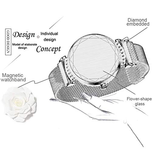 H/L Smartwatch, Fisiológica Notificación Deportes IP67 A Prueba De Agua Reloj Inteligente De Moda Femenina Puede Predecir De Forma Inteligente La Fisiológica Periodo Y del Día De La Ovulación,Plata