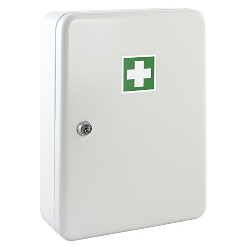 HMF 10732-07 Armario de Las Medicinas, Botiquin, Primeros Auxilios 32 x 23 x 9,5 cm