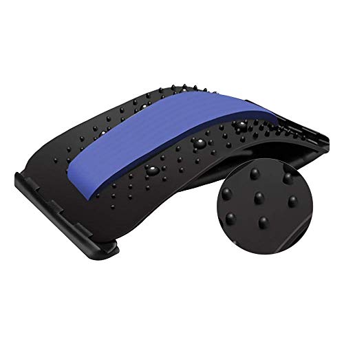 HnF Camilla de Espalda, Dispositivo de Soporte Lumbar, Alivio del Dolor Ajustable, Masajeador de Espalda, Dispositivo de corrección de Postura, Tratamiento de Estiramiento para escoliosis herniada