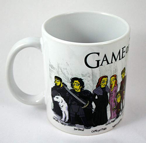 HobbyElx Taza y Llavero Juego de Tronos Simpsons