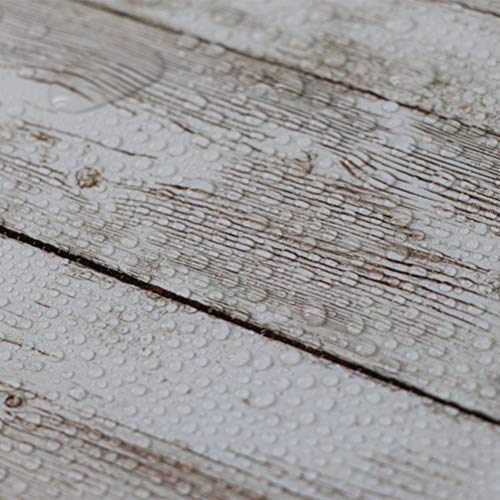 Hode Vinilos Decorativos Actualización Grano Madera Vinilo Texturizada Etiqueta Autoadhesiva Liner Respaldo Pegajoso Rollo Papel Tapiz para Puerta Cocina Bañ Papel Adhesivo para Muebles 45x300cm