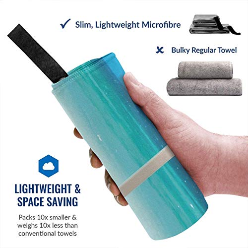 Hogar y Cocina Baño Textiles de baño Toallas Toallas de Playa Quick Dry Beach Towel Dogs in Various States Sad Happy Cool Excited Dog Bone Dotted Mug Caricature Style Microfiber-Sand Free-Lightweight