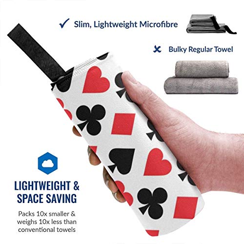 Hogar y cocina Baño Textiles de baño Toallas Toallas de playa Quick Dry Beach Towel Scenery of Poppy Flower Garden On Valley with Horizon Fairy Clouds at Sunset Paint Microfiber-Sand Free-Lightweight