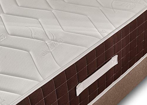 HOGAR24 XP25- Colchón viscoelástico + Somier Lama Ancha con Patas, Medida 90x190 cm, Máxima Calidad En Descanso, Confort Y Firmeza Alta, Grosor 30 cm.