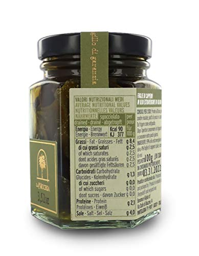 Hojas de Alcaparras en Aceite de Oliva Virgen Extra 100g