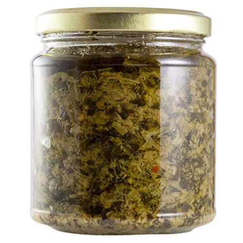 Hojas de nabo con aceite de oliva virgen extra gr.280