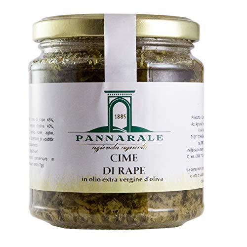 Hojas de nabo con aceite de oliva virgen extra gr.280