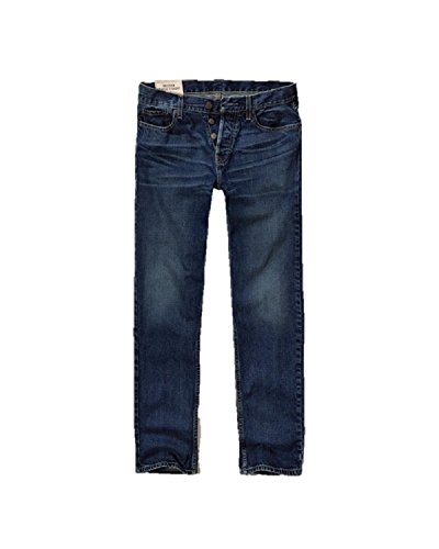 Hollister New Classic Straight Jeans Azul Hombres W 26 X L 30