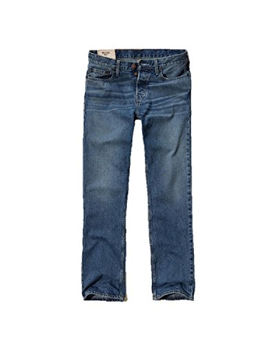 Hollister - Pantalones vaqueros para hombre (30 x 34 cm), color azul