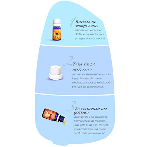 Homasy Aceites Esenciales para Humidificador, Aceites Esenciales, Aceite Esencial Natural 100% Puros, Perfumados, Aromaterapia lavanda, menta, geranio etc