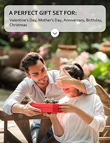 Homasy Caja De Aceites Esenciales, 10 X 5 ml Aceites Esenciales Orgánicos Puros Al 100% Para Difusor/Humidificador, El Mejor Regalo, Lavanda, Naranja Dulce, árbol De Té, Hierba De Limón, Etc.