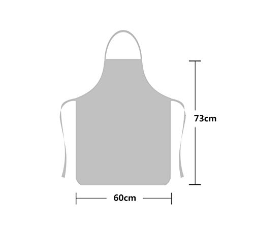 Hombre Regalo Delantal Tablier De Ménage De Cuisine En Coton Mélangé Imprimé Numérique Personnalité Drôle Nouveau Tablier De Barbecue Créatif-Wq-4 Burger_One Taille