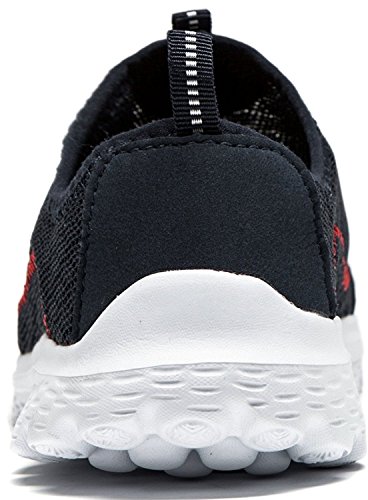 Hombre Zapatos Casuales Amortiguadores Zapatilla Deportiva Ligero Caminar Gimnasio Corriendo Malla Ligero Deporte Entrenadores(42 EU,7.5 UK,Azul)