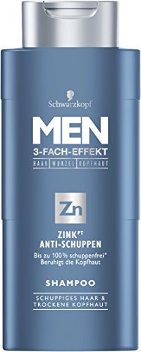 HOMBRES champú Schwarzkopf zinc anticaspa, 250 ml