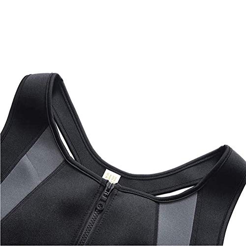 Hombres Fajas adelgaza la talladora del cuerpo del hombre del sudor del chaleco de la cintura entrenador del tanque superior de la compresión que adelgaza la talladora del cuerpo de quemar grasa camis