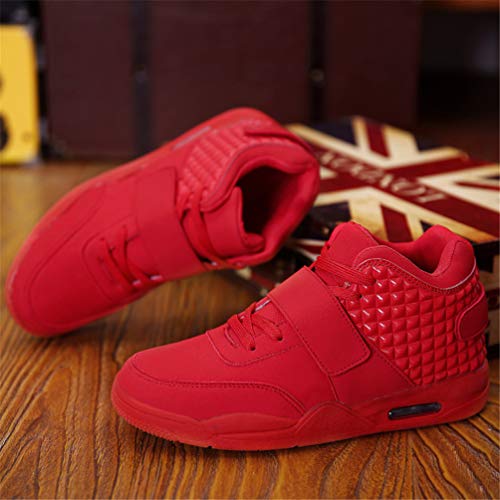 Hombres Zapatillas de Baloncesto al Aire Libre Zapatos de Aire cojín sólido cómodo Duradera Calzado Masculino Casual Zapatos