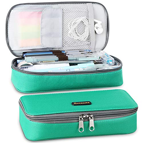 Homecube - Estuche para lápices, color verde verde