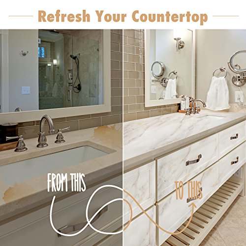 Homein Vinilos para Muebles Marmol, Papel Pintado Autoadhesivo, Vinilos Cocina/Pared/Armario/Baño, Papel Adhesivo Impermeable y a Prueba de Polvo, PVC Rollo 44.5x200cm