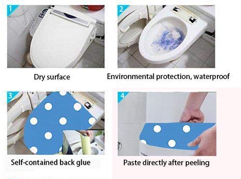 Homesonne Funny Art Mural Geométrico Espiral helix y Regular Lin Grey Cubierta de asiento de inodoro para baño, pvc, Multi-10., 30 x 36 cm