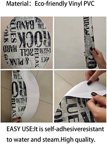 Homesonne Funny Art Mural Geométrico Espiral helix y Regular Lin Grey Cubierta de asiento de inodoro para baño, pvc, Multi-10., 30 x 36 cm