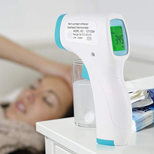 Homgrace Termometro Infrarrojos Termometros Digitales sin Contacto Pistola Termómetro Corporal Adulto para Bebé