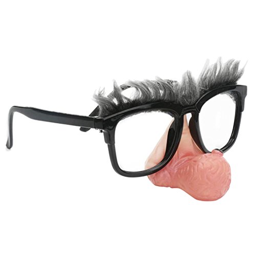 homyl 2pcs Moda Nariz de cerdo grande nariz Alte Hombre Gafas De Sol Divertida vestido Gafas Gafas Gafas Partito fotos puntelli