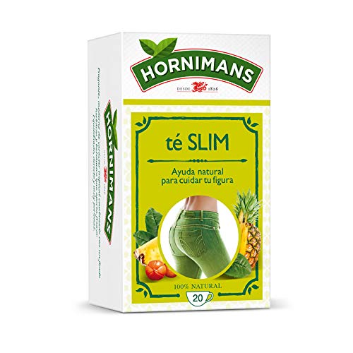 Hornimans Té Slim- Té Verde, Guaraná y Pina - 20 Bolsitas