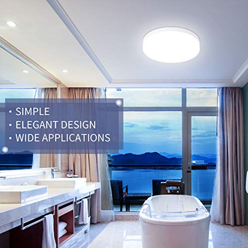 Hosome Plafon Led de Techo 36W Plafon Techo Led Cocina Luz Natural Luces LED Habitación Luz para Cocina, Sala de Estar, Dormitorio, Pasillo,etc.