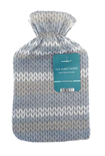 Hot Water Bottle with Soft Fleece Cover by Beamfeature