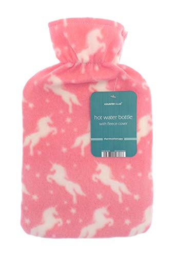 Hot Water Bottle with Soft Fleece Cover by Beamfeature