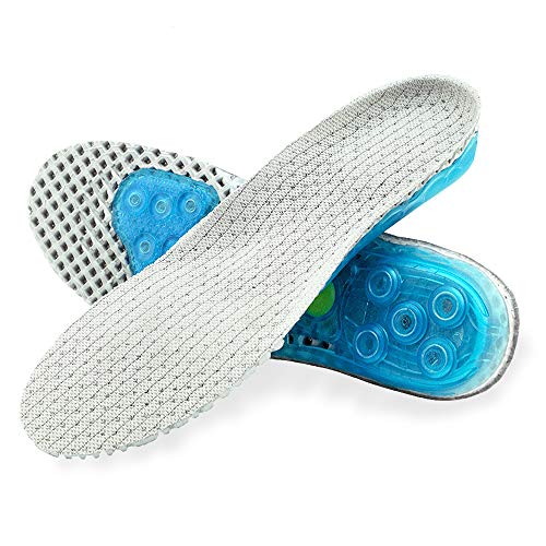Housking Plantillas Ortopedicas Deportivas, Elevador de Altura Inserciones de Calzado Deportivo con Soporte para el dolor de talón, Espolones, Fascitis Plantar, dolor de rodilla y espalda