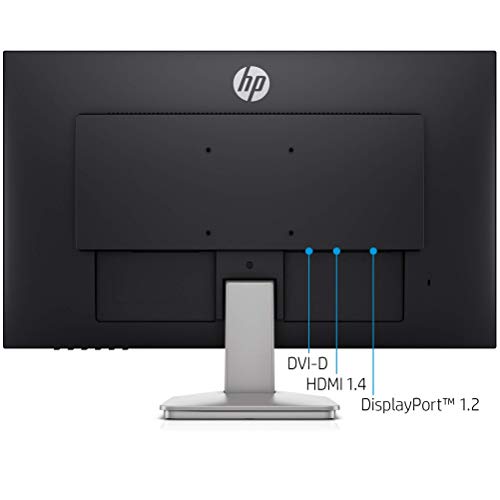 HP 27q - Monitor de 27" QHD (2560x1440, LED, 16:9, HDMI 1.4 x1, DisplayPort 1.2 x1, VGA, 60 Hz, 2ms, Flicker Free, Antireflejo, Low Blue light, Ajustable en altura), Negro y blanco