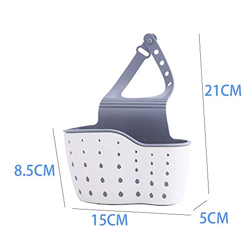 HPiano Porta Esponja 2 pzas, Organizador de Fregadero Cocina Cesto Porta Esponja Jabonera, Kitchen Sink Basket Colgante, Sponge Sink Holder para esponjas Scrubbers Jabones