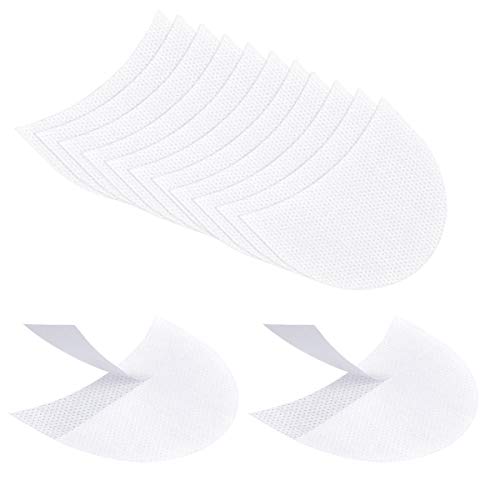 HQdeal Almohadillas de Sombra de Ojos, 150 Piezas Desechables No-Tejidos Eye Patch, plantillas maquillaje Para Prevenir las Extensiones de Pestañas, Teñido y Residuos de Maquillaje de Labios