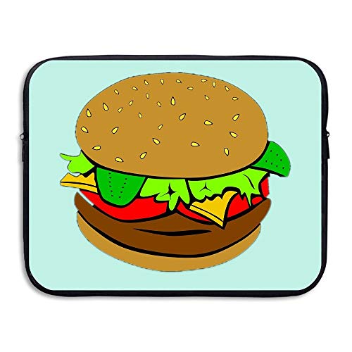 HRFKJYXG Funda para portátil Funda Protectora Burger Fastfood Impreso Ultrabook Maletín Funda para Funda para Macbook Pro/Notebook/Acer/ASUS/Lenovo DELL
