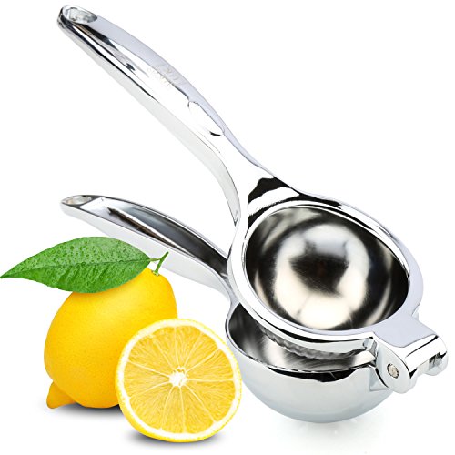 H&S® Exprimidor manual de limones – Heavy Duty – Extractor de zumo, prensa individual a mano de cítricos, exprimidor de fruta