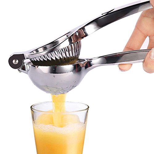 H&S® Exprimidor manual de limones – Heavy Duty – Extractor de zumo, prensa individual a mano de cítricos, exprimidor de fruta